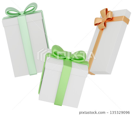 3D插圖_禮物_色彩繽紛 135329096