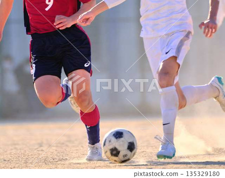Soccer team practice Soccer team practice 135329180