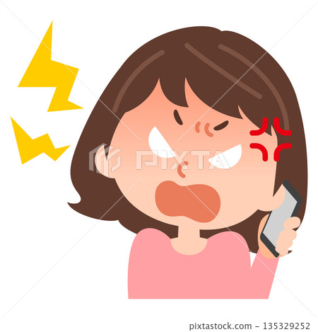 Complainer woman Complainer woman 135329252