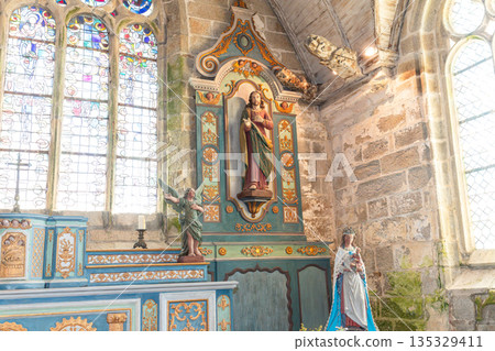 notre-dame-de-la-joie chapel, Penmarch, finistere, brittany, france notre-dame-de-la-joie chapel, Penmarch, finistere, brittany, france 135329411