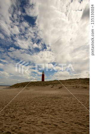 Lighthouse on the island Texel, the Netherlands. Lighthouse on the island Texel, the Netherlands. 135330884