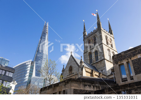 Southwark Cathedral and The Shard London Architecture Southwark Cathedral and The Shard London Architecture 135331031