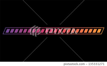 Loading or progress completed percentage bar, loading status bar, download progress icon vector Loading or progress completed percentage bar, loading status bar, download progress icon vector 135331271