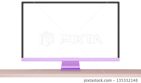 3D material_monitor_purple 3D material_monitor_purple 135332148