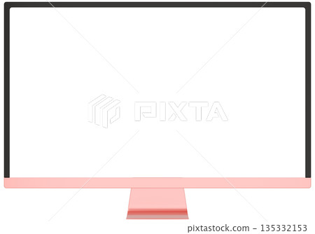 3D material_monitor_pink 3D material_monitor_pink 135332153