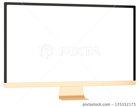 3D material_monitor_yellow 3D material_monitor_yellow 135332173