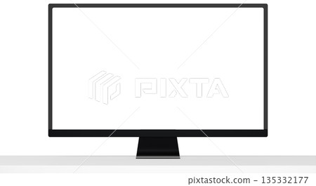 3D材質_顯示器_黑色 3D材質_顯示器_黑色 135332177