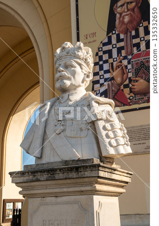 Marble Bust of King Ferdinand I in Alba Iulia 135332650
