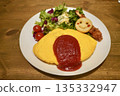 Children's lunch omelet rice Children's lunch omelet rice 135332947