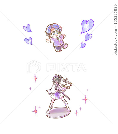 Oshinui Beautiful Girl Figure Purple Image Oshinui Beautiful Girl Figure Purple Image 135335059