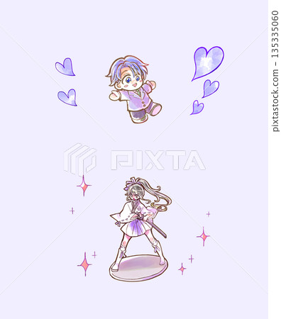 Oshinui Beautiful Girl Figure Purple Image Oshinui Beautiful Girl Figure Purple Image 135335060