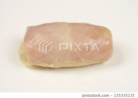 Uncooked sarma on white plate Uncooked sarma on white plate 135335135