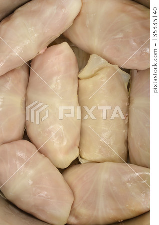 Raw sarma rolls close up Raw sarma rolls close up 135335140