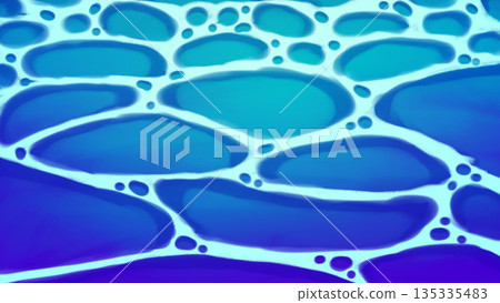 Abstract blue water texture illustration with soft flowing waves and organic shapes creating calm aquatic background design for ocean themes spa wellness banners wallpapers branding projects artworks 135335483