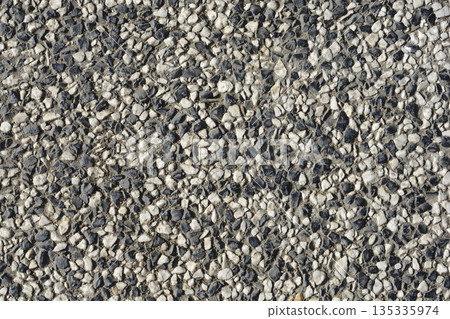 Asphalt and small stone texture Asphalt and small stone texture 135335974