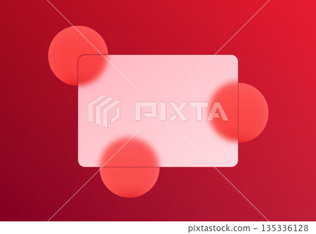 Abstract red background with frosted glass effect and geometric shapes. Eps 10 Abstract red background with frosted glass effect and geometric shapes. Eps 10 135336128