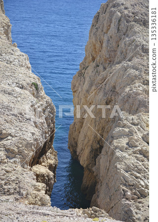 Rupture near Baska on island Krk Rupture near Baska on island Krk 135336181