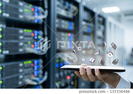 Tech for secure digital. 135336486