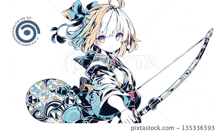 Cute devil girl 135336593