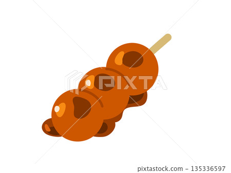 Tasty mitarashi dango 135336597