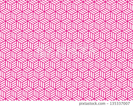Pink tortoiseshell wickerwork background 135337007