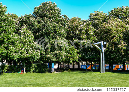 Sculpture park at the Pinakotheken Museum, Munich, Germany 135337737