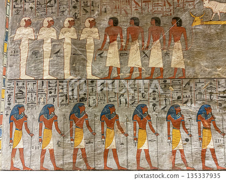 Tomb KV16 in the Egyptian Valley of the Kings, in the Theban necropolis, Egypt, Luxor. 135337935