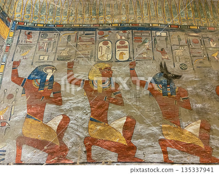 Tomb KV16 in the Egyptian Valley of the Kings, in the Theban necropolis, Egypt, Luxor. Tomb KV16 in the Egyptian Valley of the Kings, in the Theban necropolis, Egypt, Luxor. 135337941