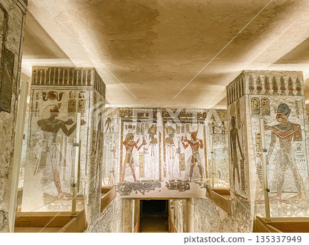 Tomb KV11 in the Egyptian Valley of the Kings, in the Theban necropolis, Egypt, Luxor 135337949