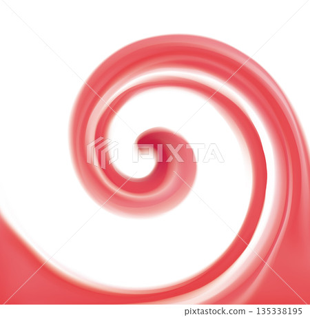 Abstract vector spiral background crimson colour 135338195