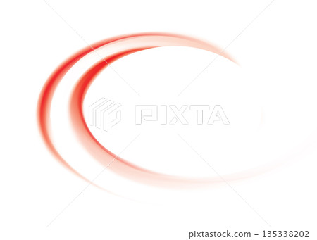 Vector swirling red backdrop. Juice of red fruits 135338202