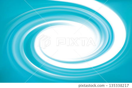 Vector blue swirling backdrop 135338217