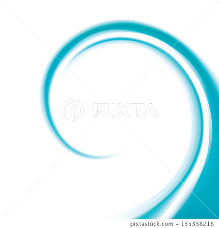 Vector blue swirling backdrop 135338218
