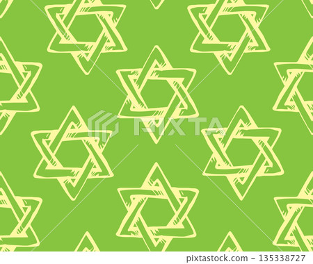 Jewish holiday symbol. Vector drawing 135338727