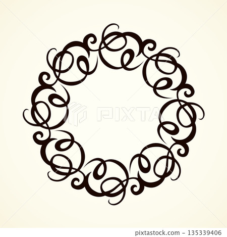 Vignette. Vector drawing 135339406