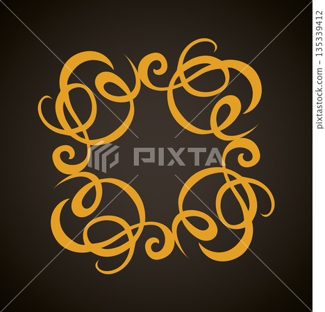 Vignette. Vector drawing 135339412