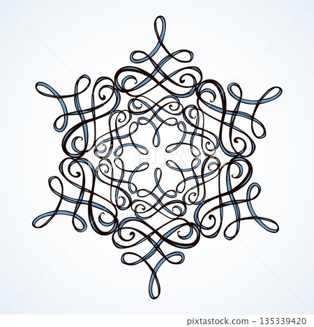 Vignette. Vector drawing 135339420