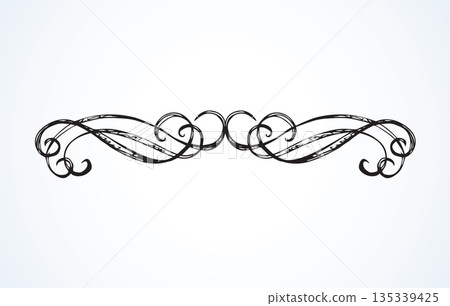 Vignette. Vector drawing Vignette. Vector drawing 135339425