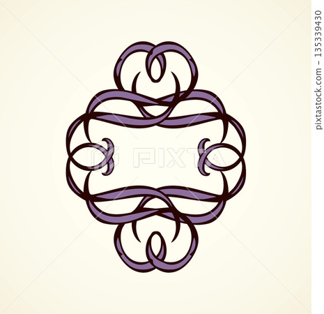 Vignette. Vector drawing 135339430