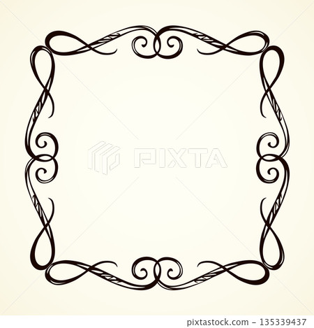 Vignette. Vector drawing Vignette. Vector drawing 135339437