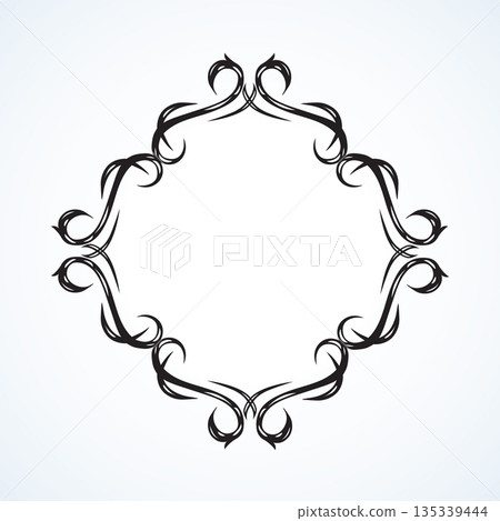 Vignette. Vector drawing Vignette. Vector drawing 135339444
