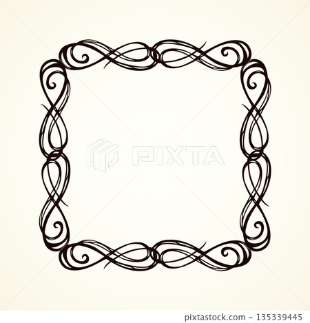 Vignette. Vector drawing Vignette. Vector drawing 135339445