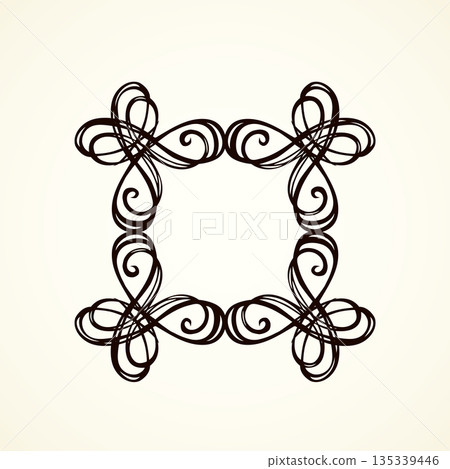 Vignette. Vector drawing Vignette. Vector drawing 135339446