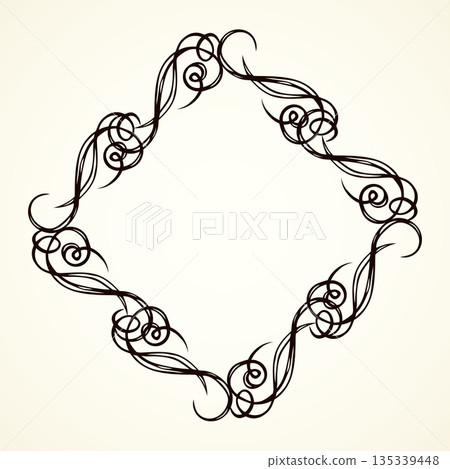 Vignette. Vector drawing Vignette. Vector drawing 135339448
