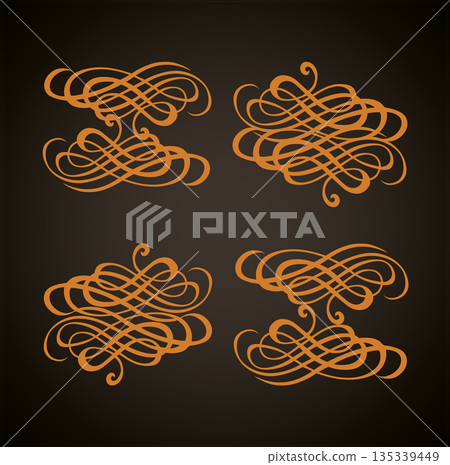 Vignette. Vector drawing Vignette. Vector drawing 135339449