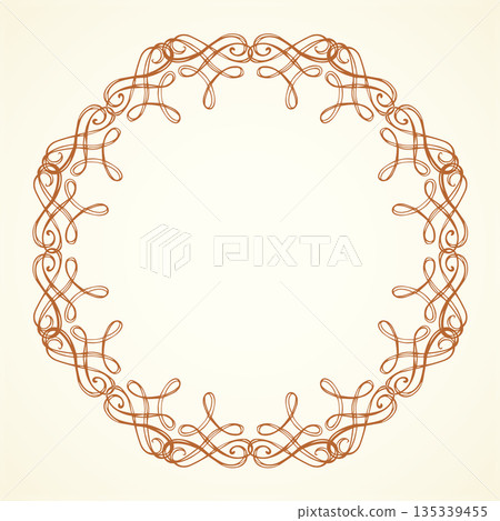 Vignette. Vector drawing 135339455