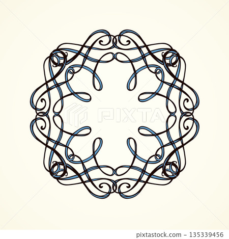 Vignette. Vector drawing 135339456