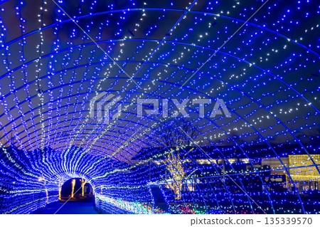 Illumination of roadside station Maebashi Akagi Illumination of roadside station Maebashi Akagi 135339570