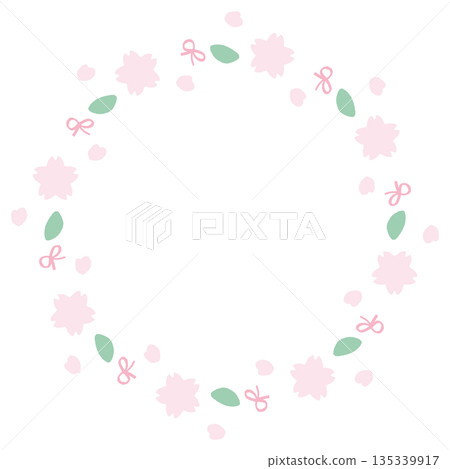 Soft Spring Colors Graduation & Entrance Garlands & Wreaths Series | Cherry Blossom Wreath Materials Soft Spring Colors Graduation & Entrance Garlands & Wreaths Series | Cherry Blossom Wreath Materials 135339917