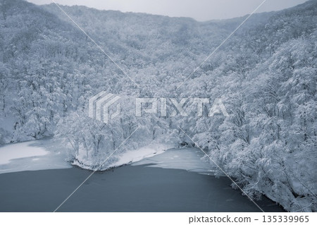 隆磐梯冬日雪景 隆磐梯冬日雪景 135339965